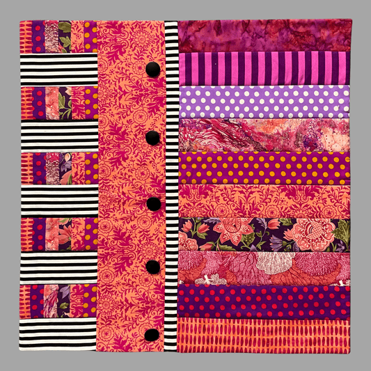 Button-Down Bold: Quilted Wall Art