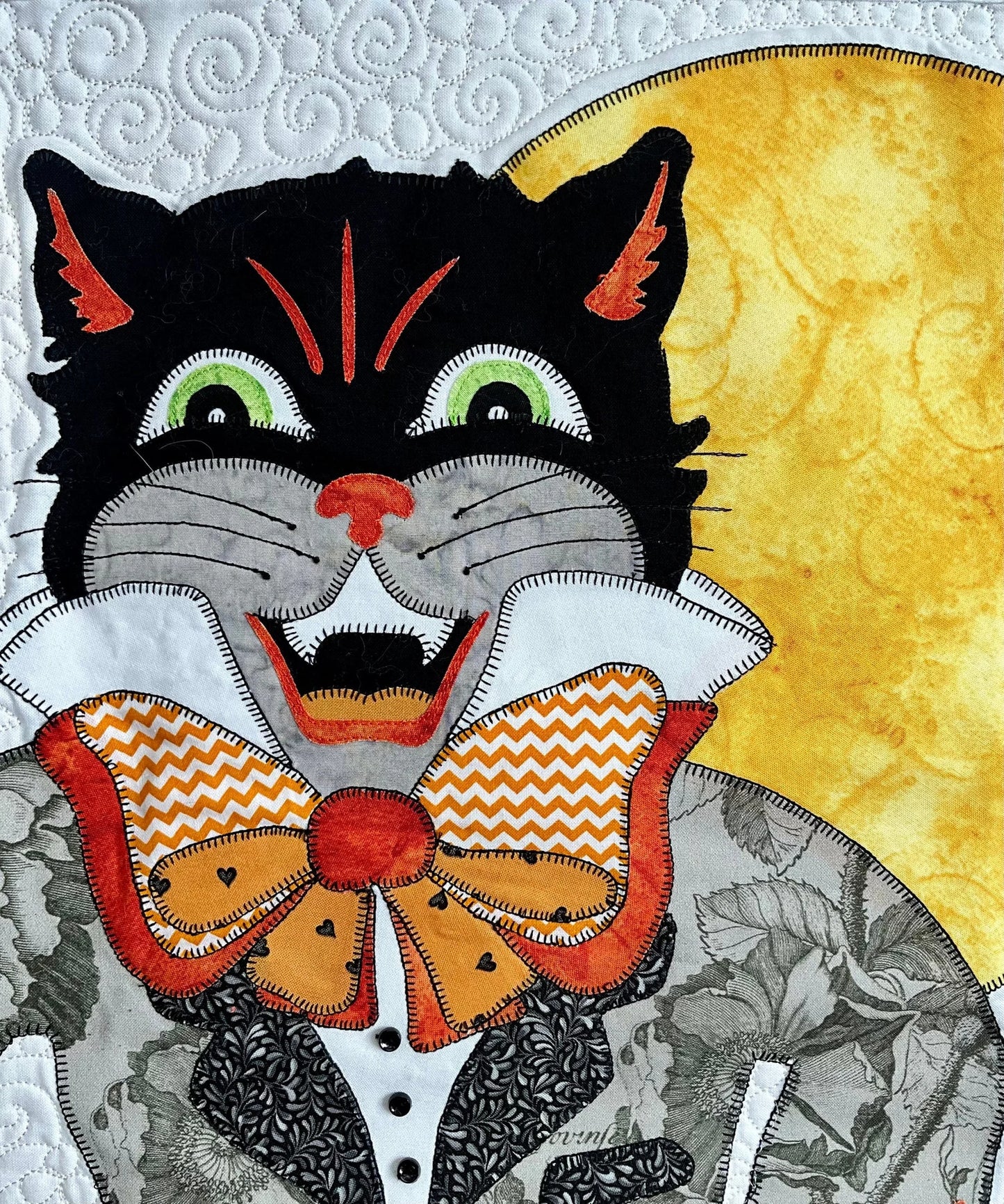 Boo: Quilted Wall Art