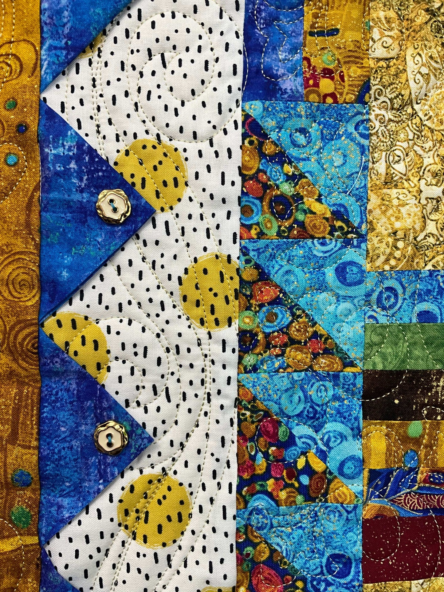 Majestic Peacock: Quilted Wall Art