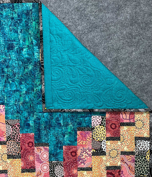 Moon Over Magdalaina: Quilted Wall Art