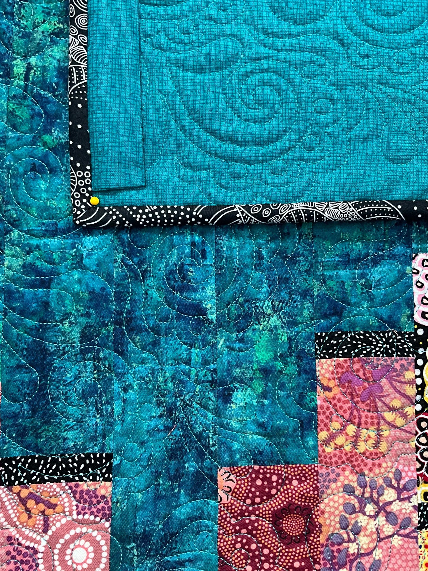 Moon Over Magdalaina: Quilted Wall Art