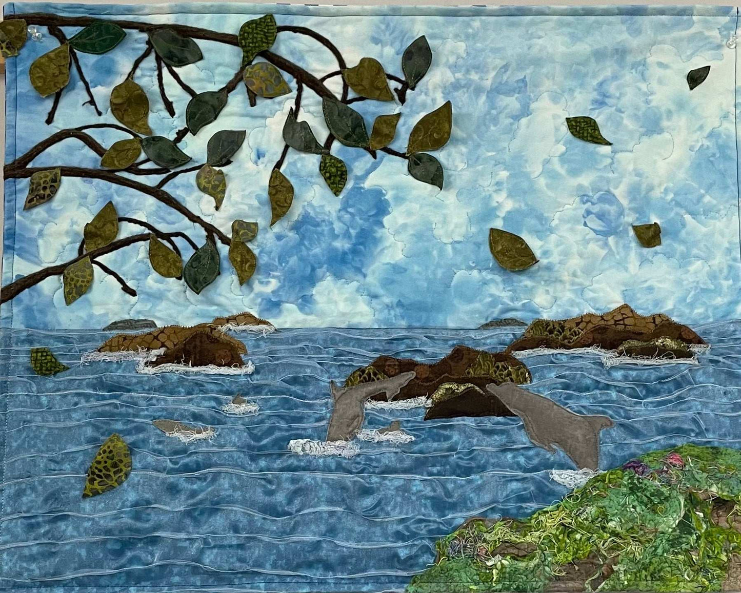 Dolphins Dancing in the Sky
