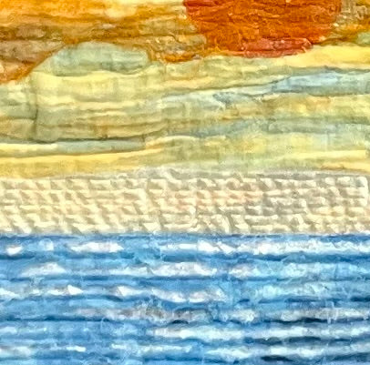 Far Away: Seascape Art Quilt
