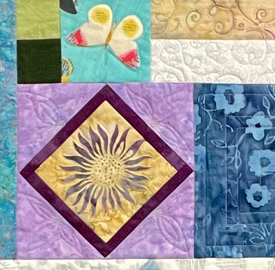 Sunshine on the Wings: Art Quilt