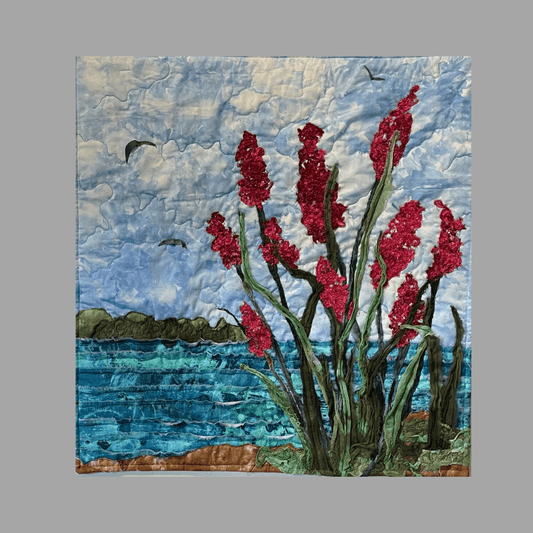 Sweet Calm: Seascape Art Quilt