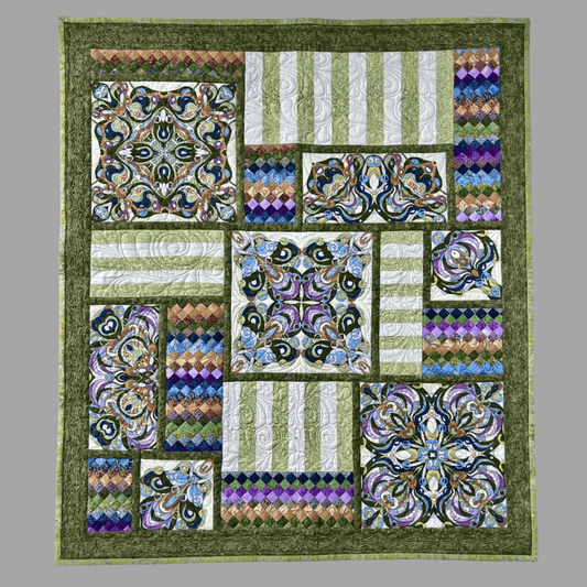 Celtic Kaleidoscope: Quilted Wall Art