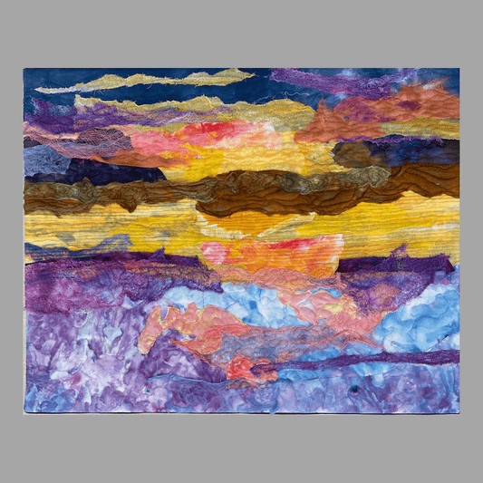 Dwindling Light: Abstract Landscape Wall Art