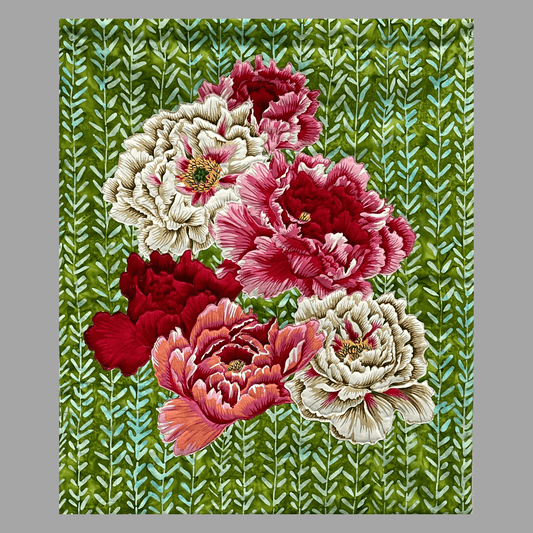 A Riot of Color: A Floral Art Quilt