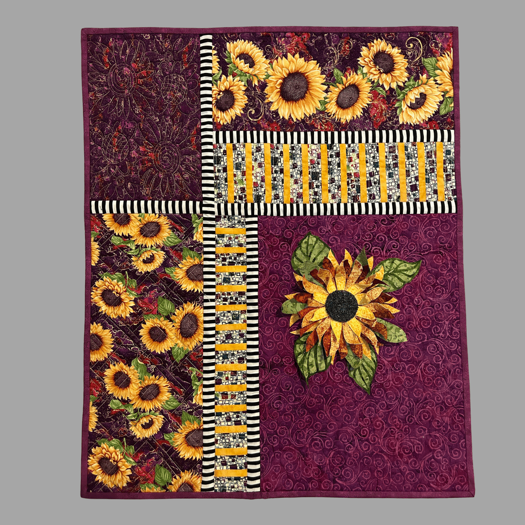 Following the Sun: Quilted Wall Art