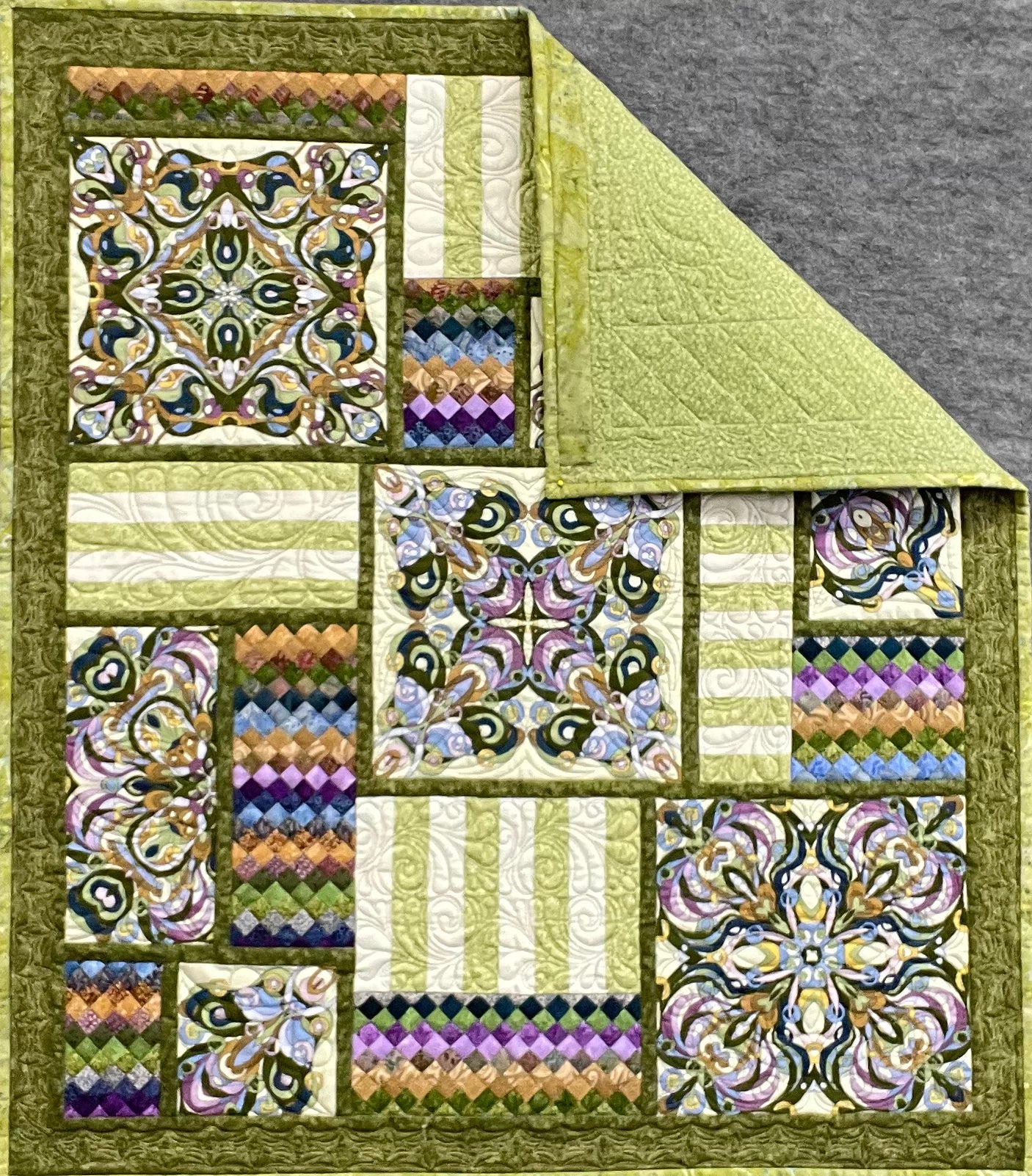Celtic Kaleidoscope: Quilted Wall Art