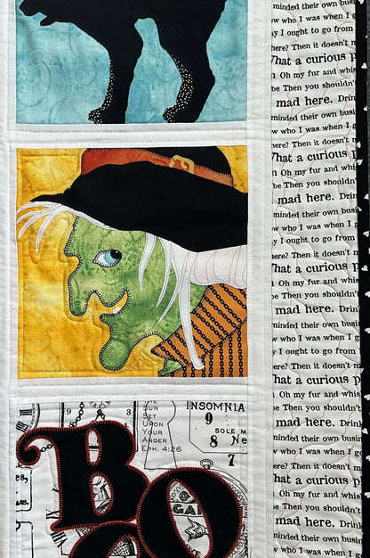 Boo: Quilted Wall Art