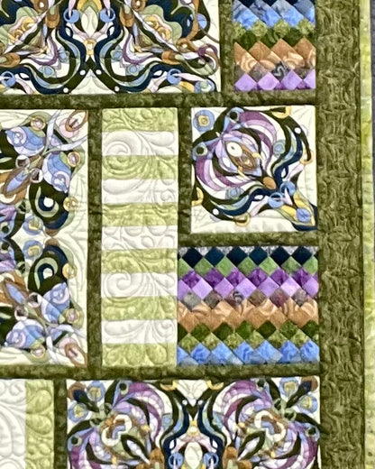 Celtic Kaleidoscope: Quilted Wall Art
