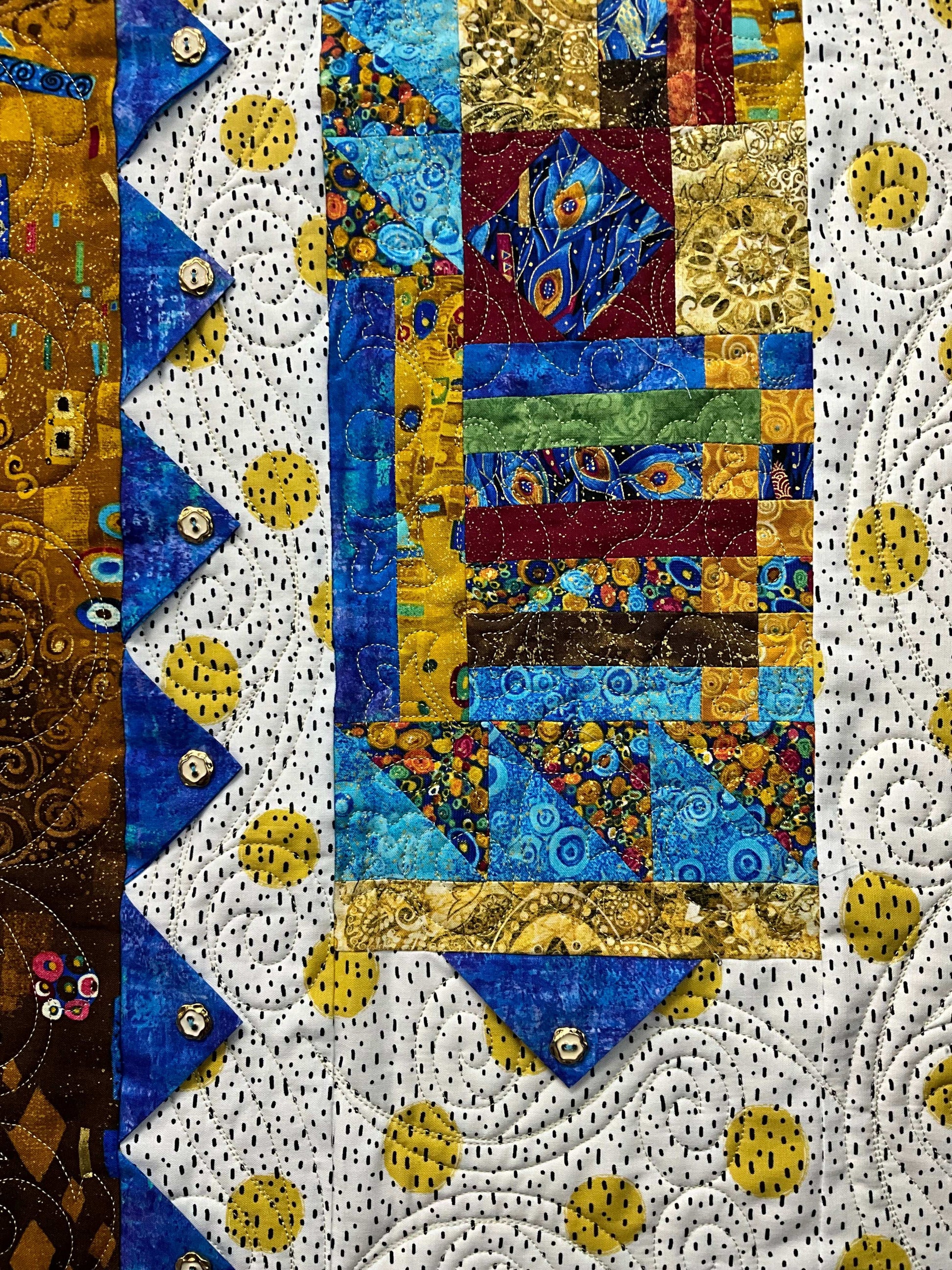 Majestic Peacock: Quilted Wall Art