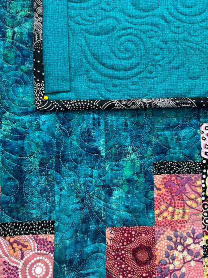 Moon Over Magdalaina: Quilted Wall Art