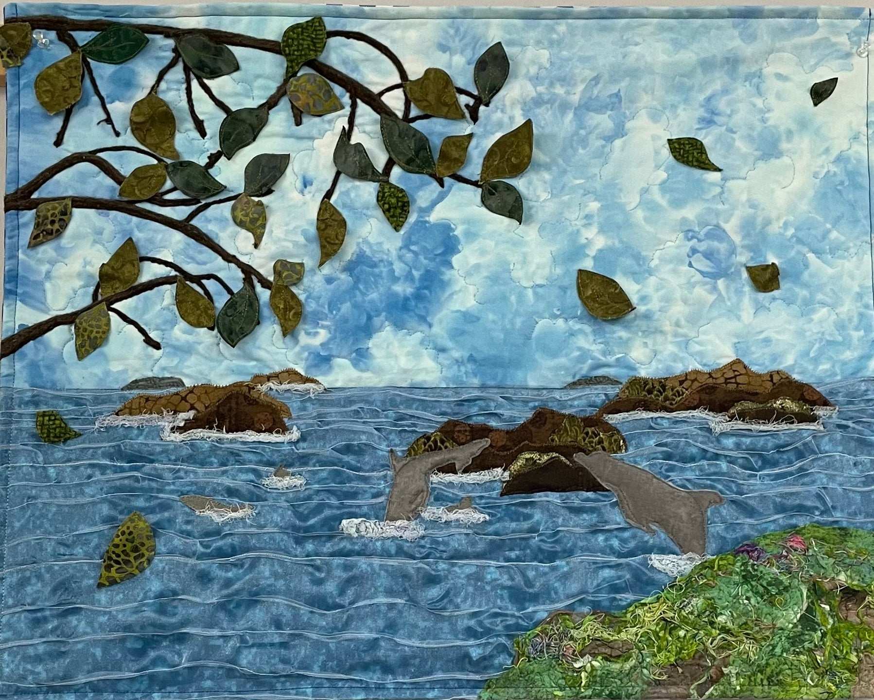 Dolphins Dancing in the Sky