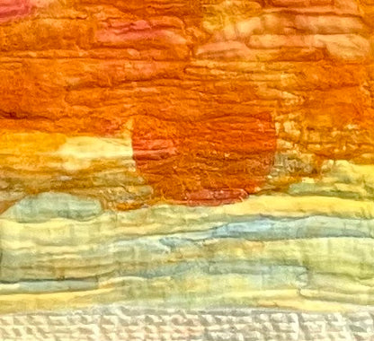 Far Away: Seascape Art Quilt