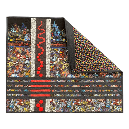 The Effervescent Sea: Quilted Wall Art
