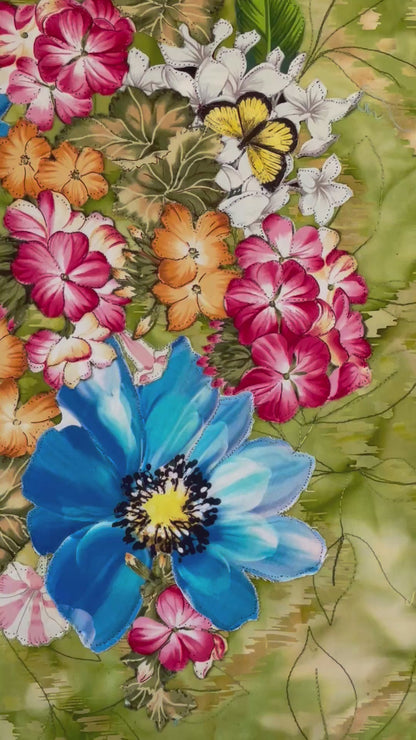 A Riot of Color: A Floral Art Quilt